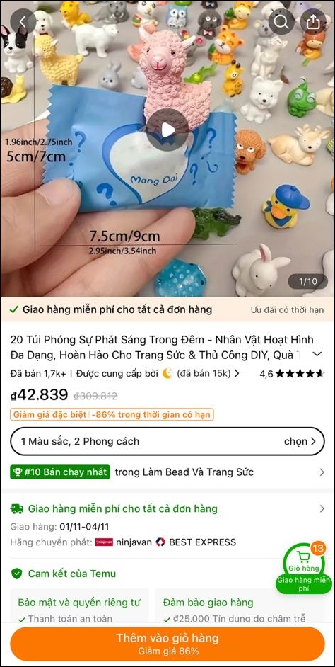 So sánh những món đồ dùng hàng ngày mà các chị em hay mua giữa Temu và các sàn khác, hóa ra là ứng dụng mua sắm mới không hề rẻ như nhiều người nghĩ?- Ảnh 13.