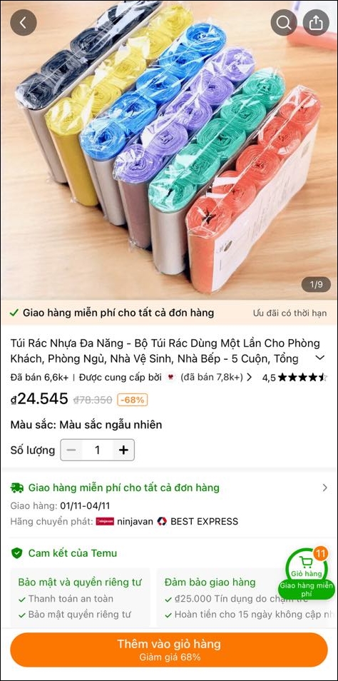 So sánh những món đồ dùng hàng ngày mà các chị em hay mua giữa Temu và các sàn khác, hóa ra là ứng dụng mua sắm mới không hề rẻ như nhiều người nghĩ?- Ảnh 6.