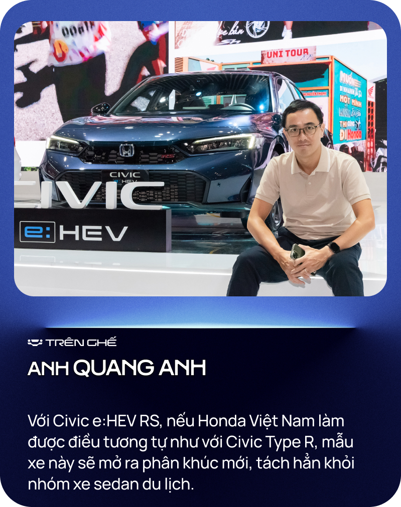 [Trên Ghế 33] ‘999 triệu nhấc Honda Civic e:HEV RS khỏi phân khúc sedan C, bước vào nhóm xe chơi như Jimny’- Ảnh 4.