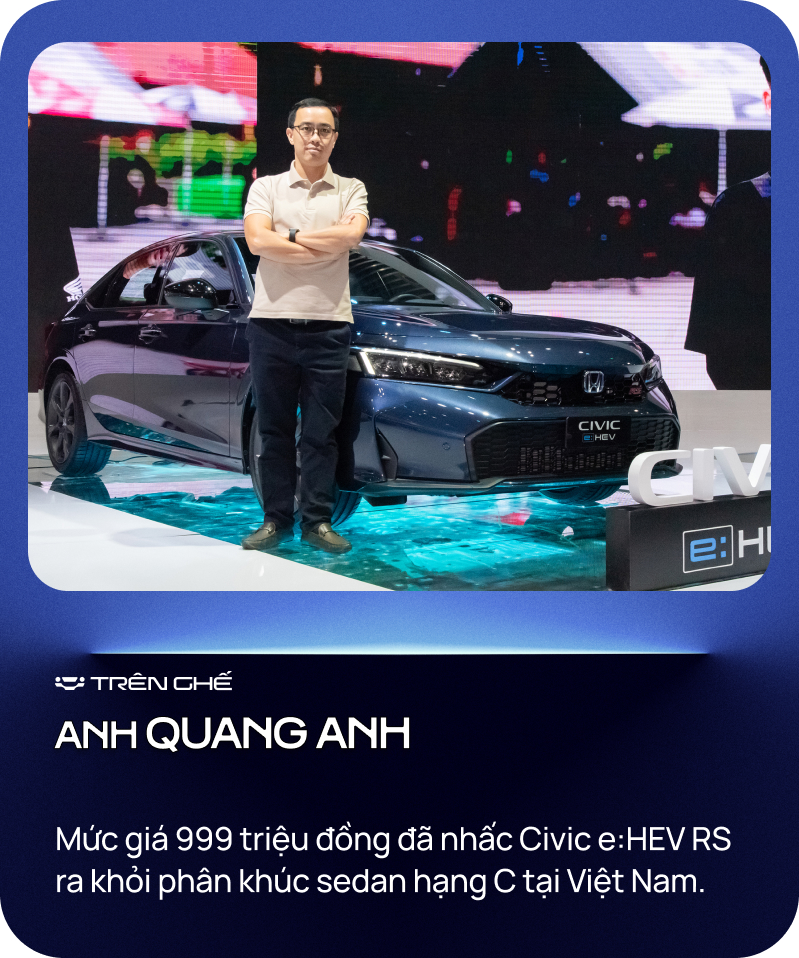 [Trên Ghế 33] ‘999 triệu nhấc Honda Civic e:HEV RS khỏi phân khúc sedan C, bước vào nhóm xe chơi như Jimny’- Ảnh 5.