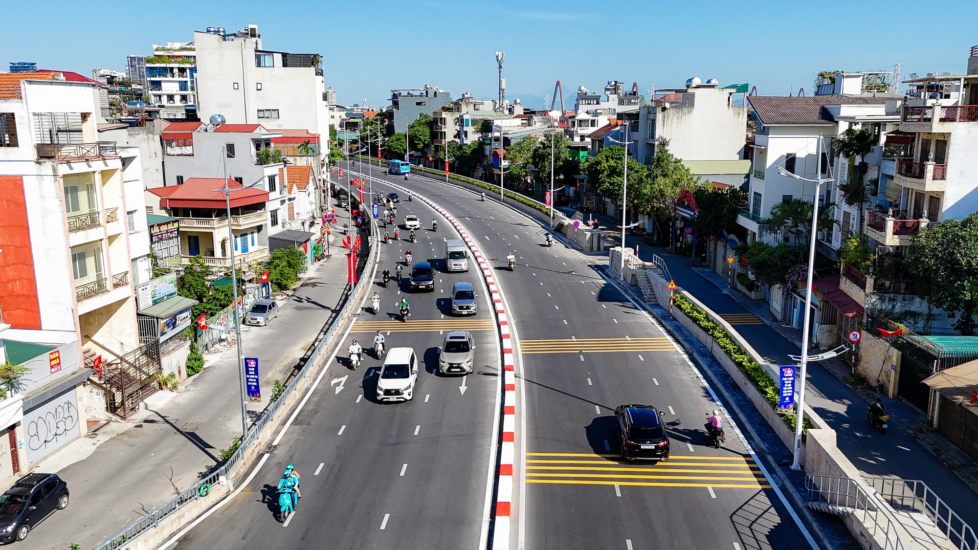 Thông xe tuyến đường huyết mạch nối trung tâm Hà Nội với sân bay Nội Bài- Ảnh 7.