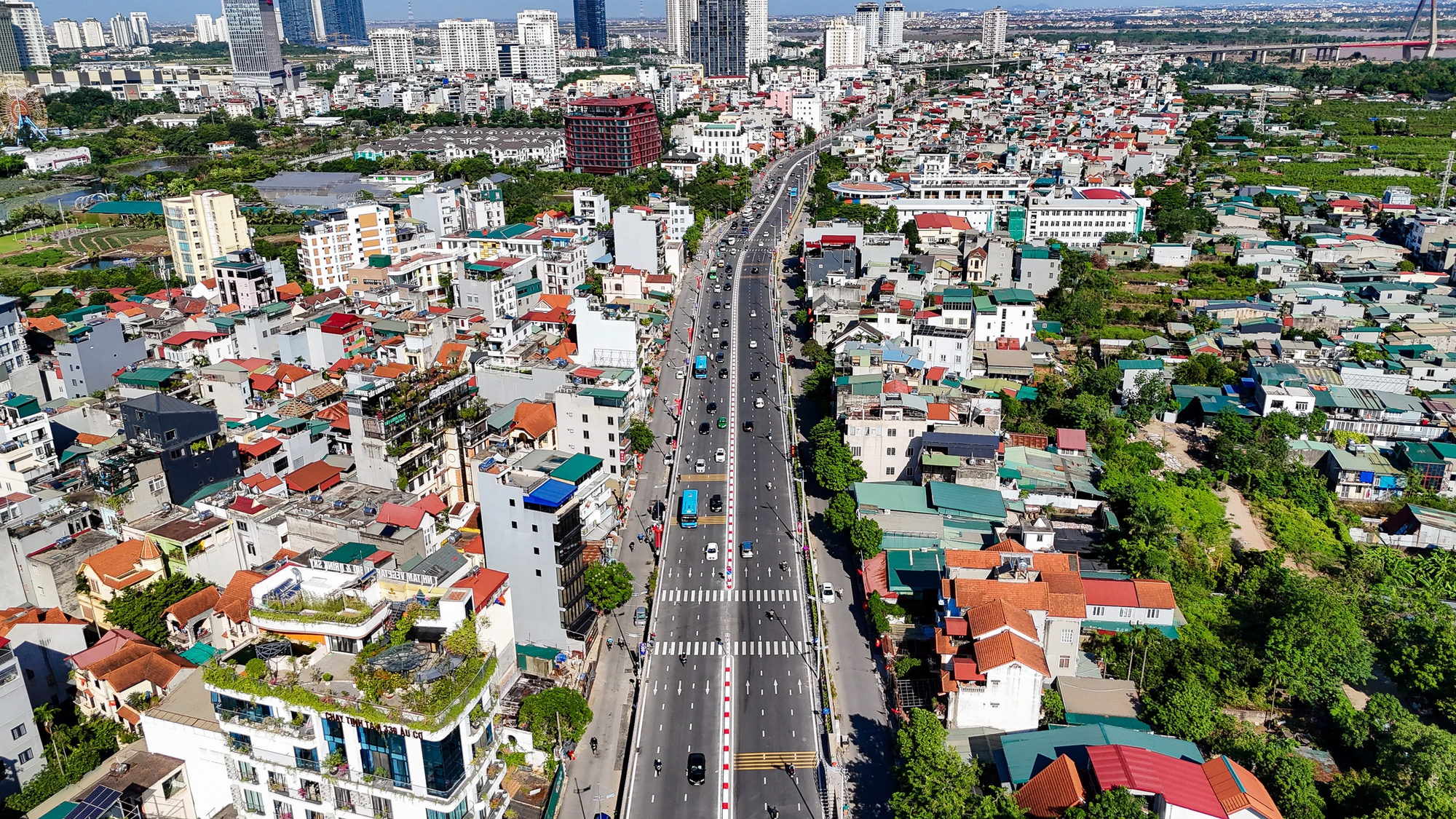 Thông xe tuyến đường huyết mạch nối trung tâm Hà Nội với sân bay Nội Bài- Ảnh 4.