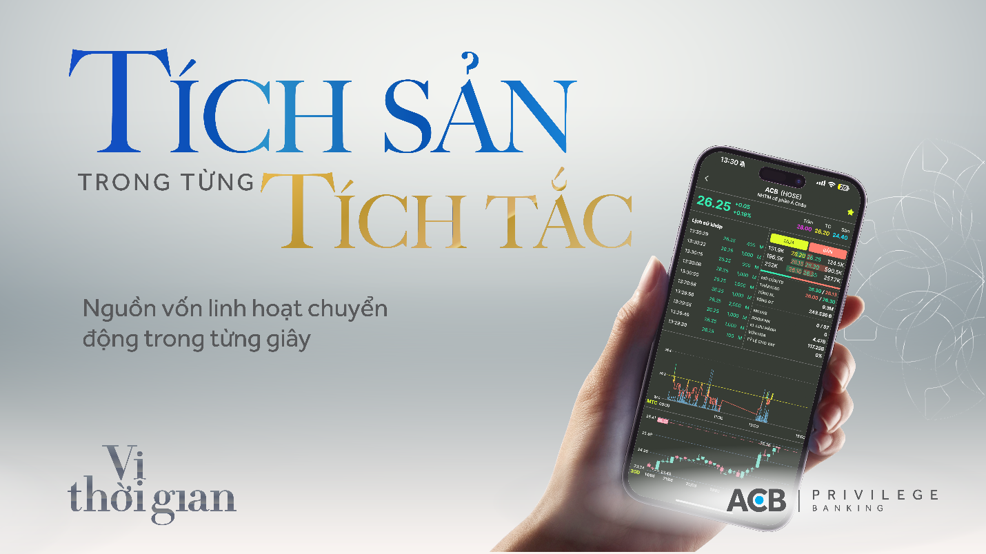 ACB: Tích sản trong từng tích tắc với giải pháp đầu tư và nguồn vốn linh hoạt- Ảnh 1.