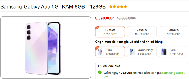 'Bom tấn tầm trung' từng bán chạy top 10 toàn cầu, vượt mặt Galaxy S24: Giá giảm chỉ còn hơn 8 triệu- Ảnh 3.