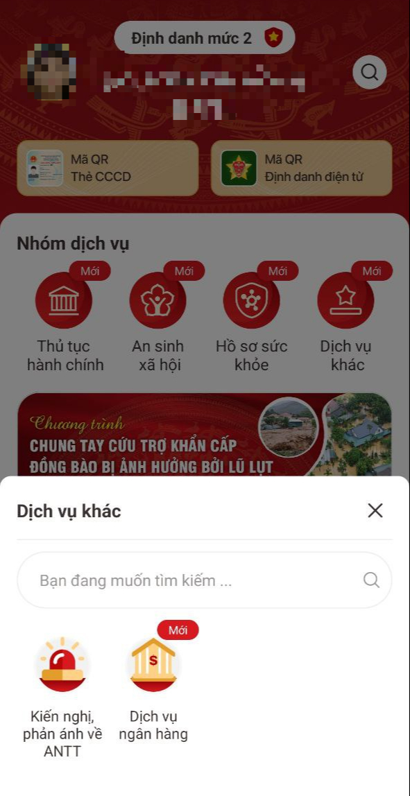 Chính thức mở được tài khoản ngân hàng trên ứng dụng VNeID- Ảnh 1.