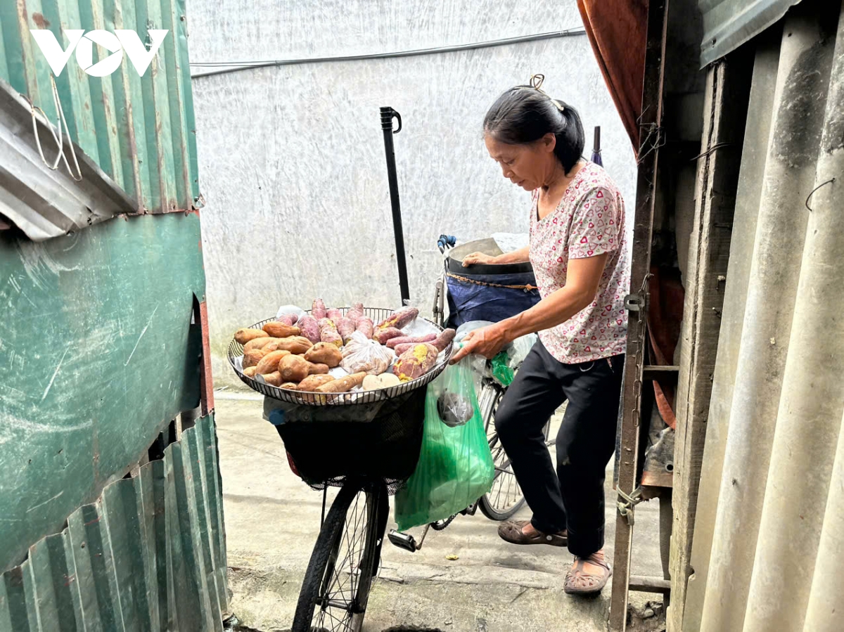 Người dân bãi sông Hồng (Hà Nội) nhọc nhằn mưu sinh trở lại sau lũ dữ- Ảnh 1.