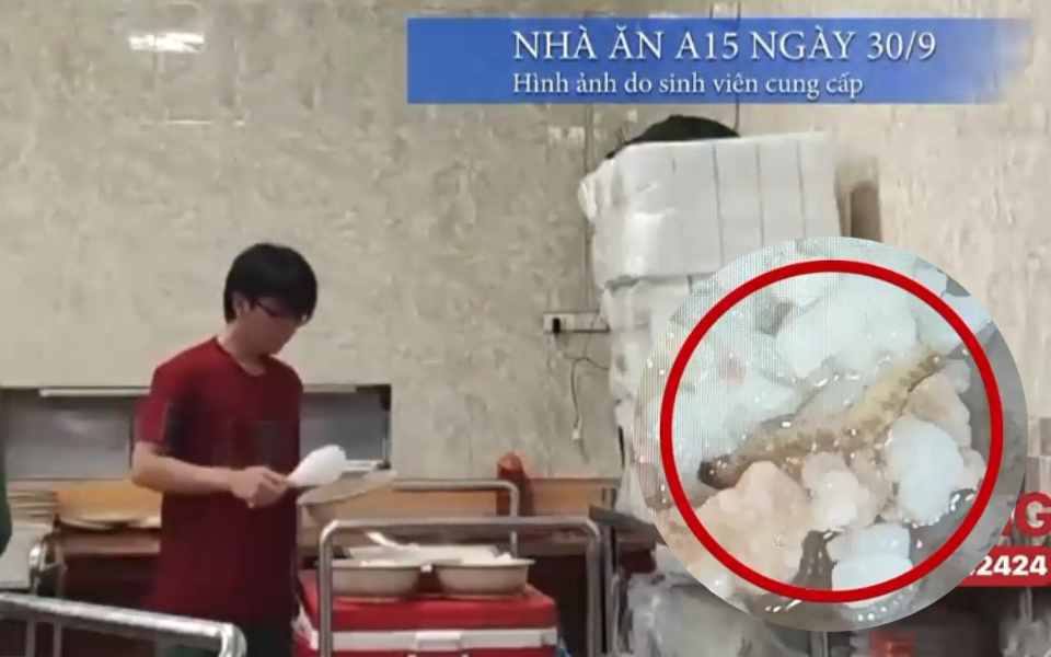 Bữa ăn sinh viên ĐH Bách khoa HN ra sao sau vụ tố phải ăn cơm canh thừa, chứa dị vật?- Ảnh 2.