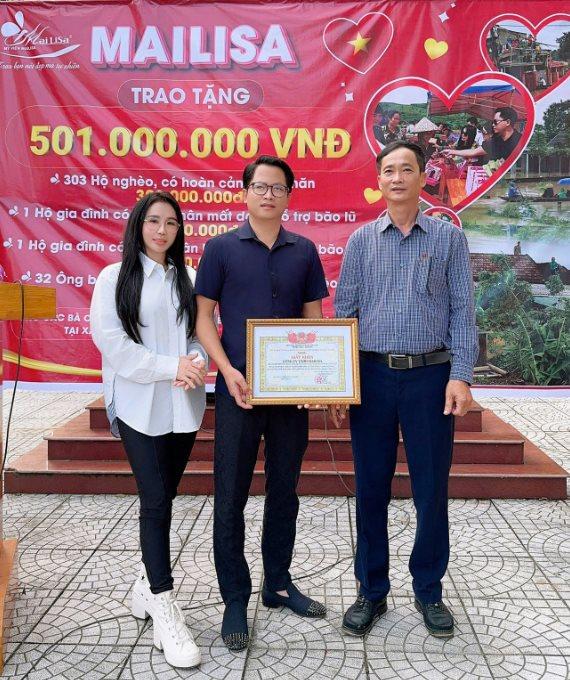 “Bà trùm” thẩm mỹ viện Mailisa chi gần 100 tỷ đồng thiện nguyện: Cứu trợ 2 tỷ đồng cho “rốn lũ” ở Quảng Bình sau bão Trà Mi- Ảnh 1.