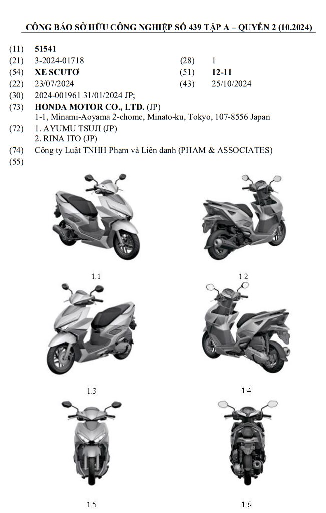 Thêm mẫu xe ga mới được Honda đăng ký: thiết kế hiện đại, trang bị phanh ABS như SH, giá từ 42 triệu đồng- Ảnh 1.