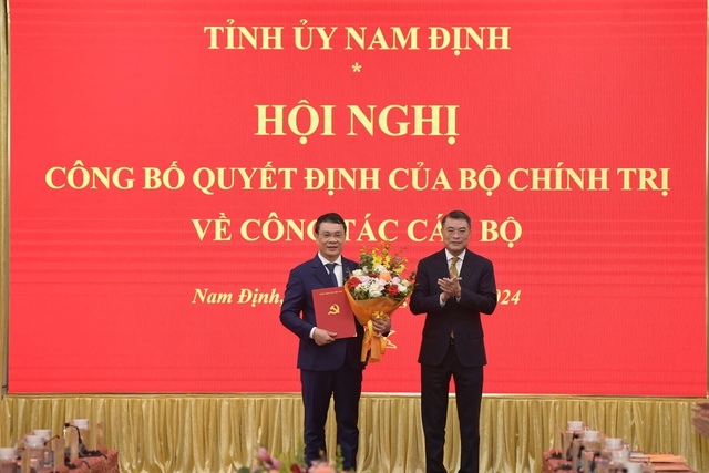 Phó Chánh Văn phòng Trung ương Đảng làm Bí thư Tỉnh ủy Nam Định- Ảnh 1.