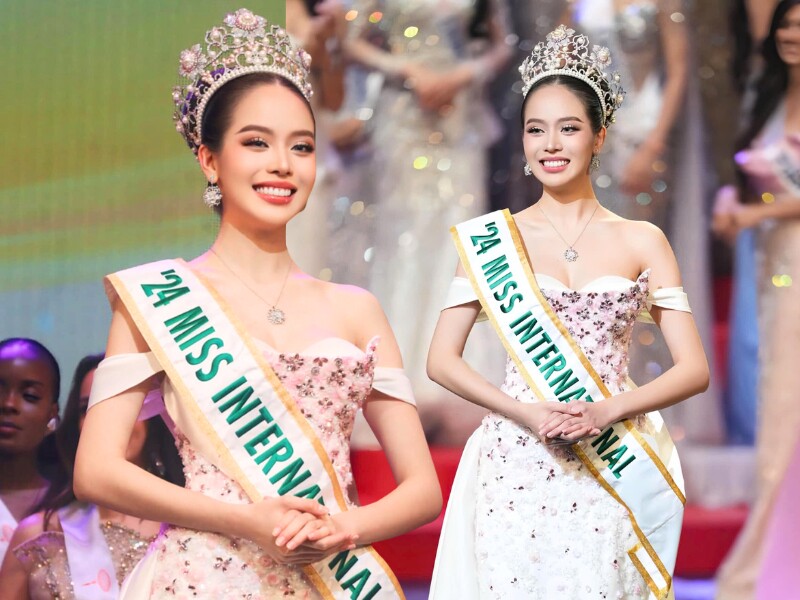 Hoa hậu Thanh Thủy vừa đăng quang Miss International 2024 đã gây chú ý vì "chi tiết khác thường" khi đứng cạnh bố mẹ: Sự thật là gì?- Ảnh 2.