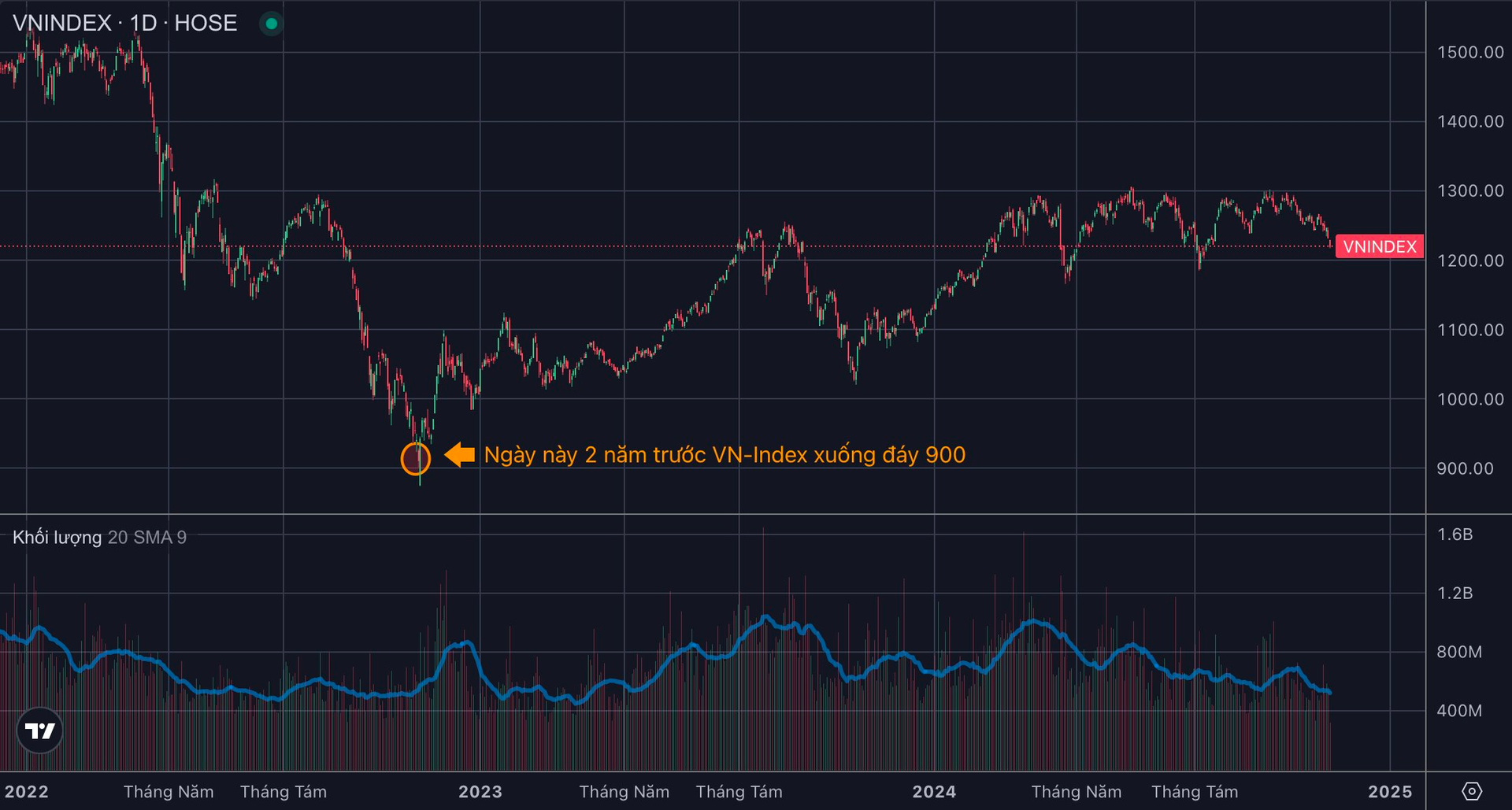 Ngày này 2 năm trước, VN-Index xuống đáy 900 điểm- Ảnh 1.
