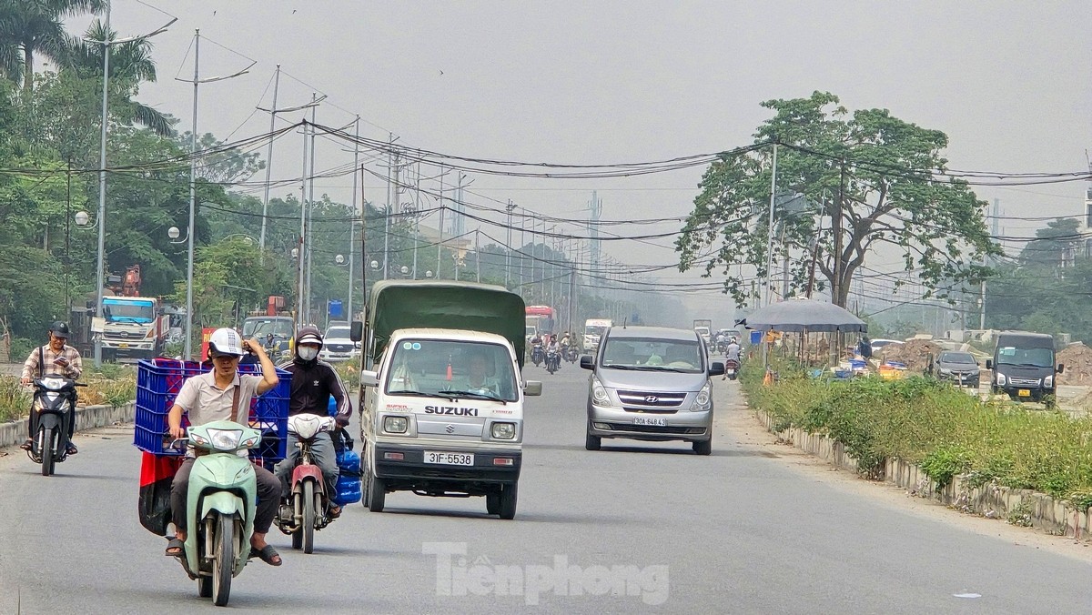 Cận cảnh tuyến đường 10 làn xe kết nối Tây Hồ với Sơn Tây đang xây dựng- Ảnh 15.