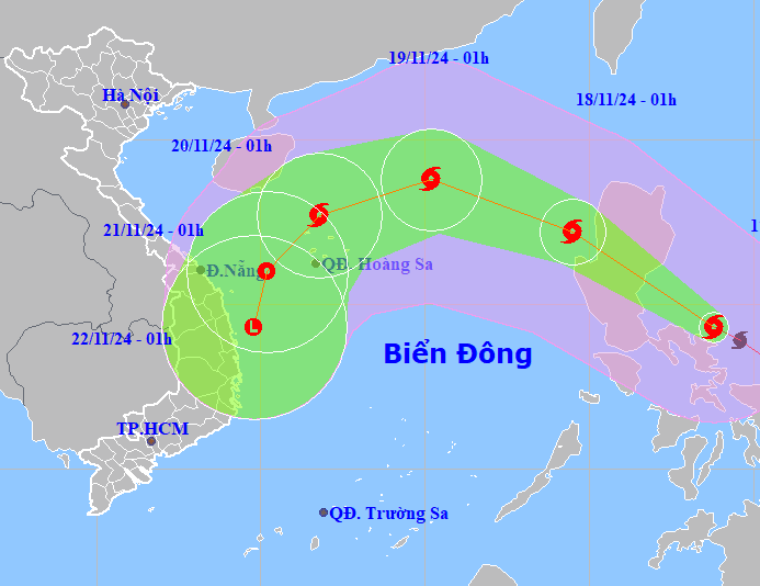 Đêm nay, siêu bão Manyi vào Biển Đông- Ảnh 1.