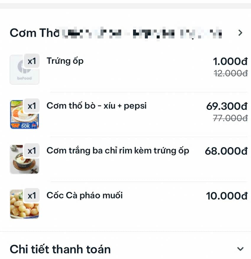 Sốc với suất cơm 68k có 3 miếng thịt và 1 quả trứng- Ảnh 2.