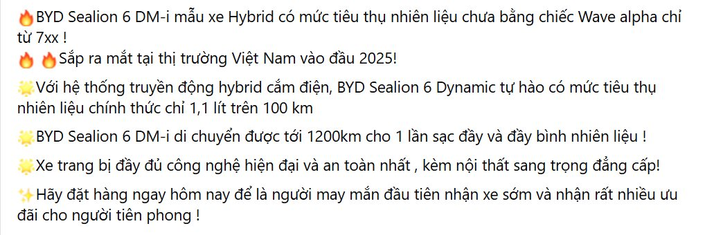 BYD lại sắp trình làng thêm đối thủ của Honda CR-V tại Việt Nam: 'ăn xăng' ít hơn cả Wave Alpha, giá dự kiến hơn 700 triệu đồng- Ảnh 2.