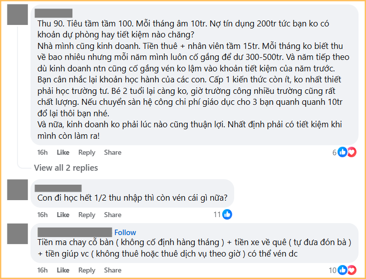 Kiếm 90 triệu/tháng vẫn phải bào thêm 30 triệu thẻ tín dụng mới đủ: Nhìn bảng chi tiêu, nhiều người thở dài- Ảnh 3.