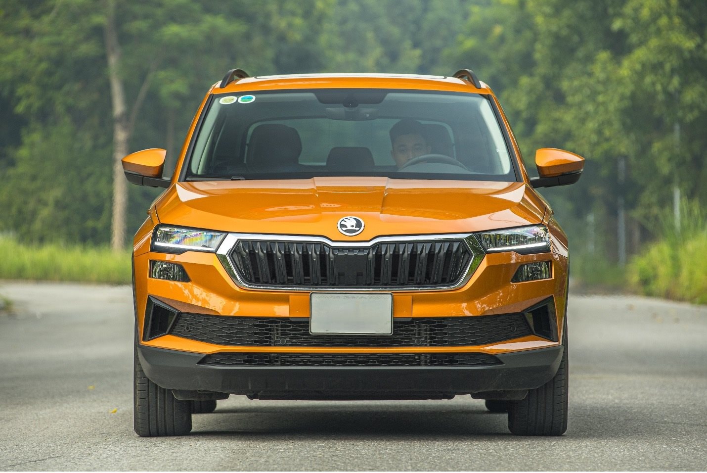 Ưu đãi 155 triệu, Skoda Karoq quyết cạnh tranh với SUV lắp ráp trong nước- Ảnh 1.