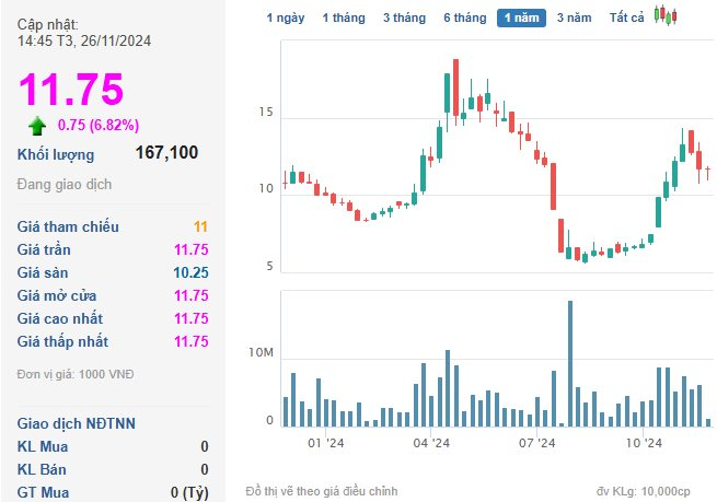 VN-Index vượt mốc 1.240 điểm, cổ phiếu Quốc Cường Gia Lai (QCG) tăng trần- Ảnh 1.