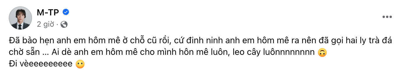 Check VAR ngay hàng trà đá mà Sơn Tùng ngồi: Dân tình đang 