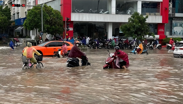 Sáng mai, nhiều nơi có mưa to- Ảnh 1.