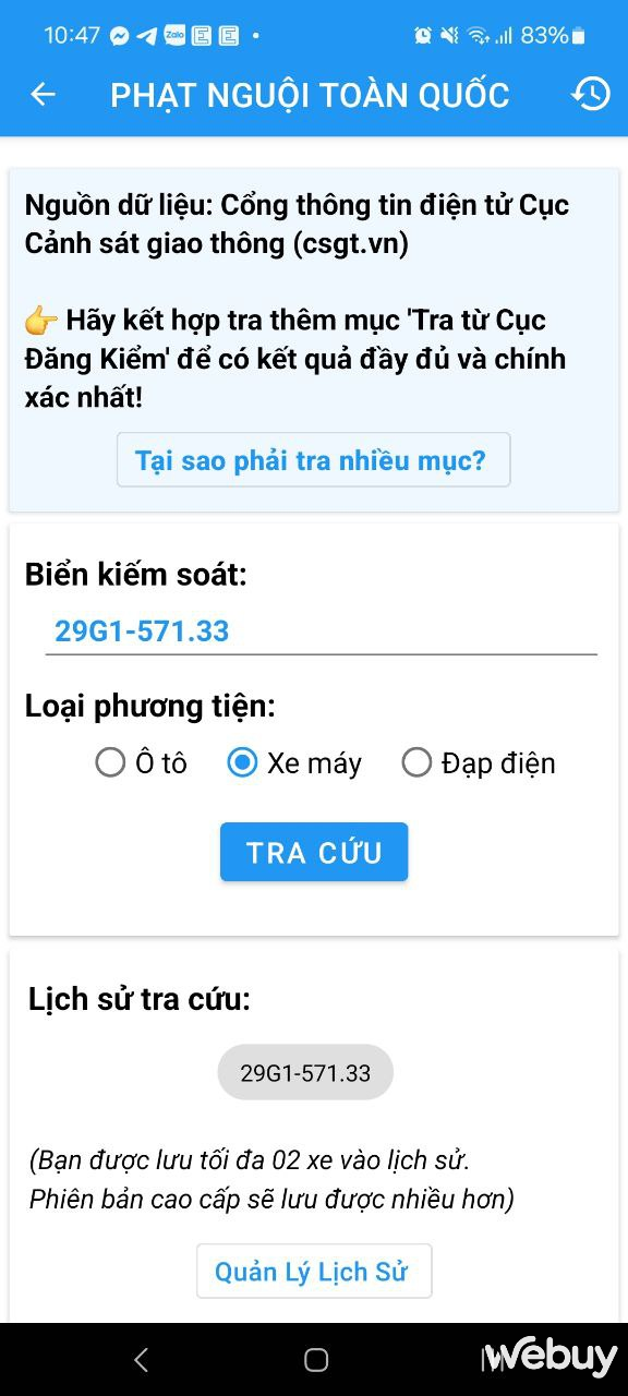 Cách tra cứu phạt nguội bằng ứng dụng smartphone- Ảnh 13.