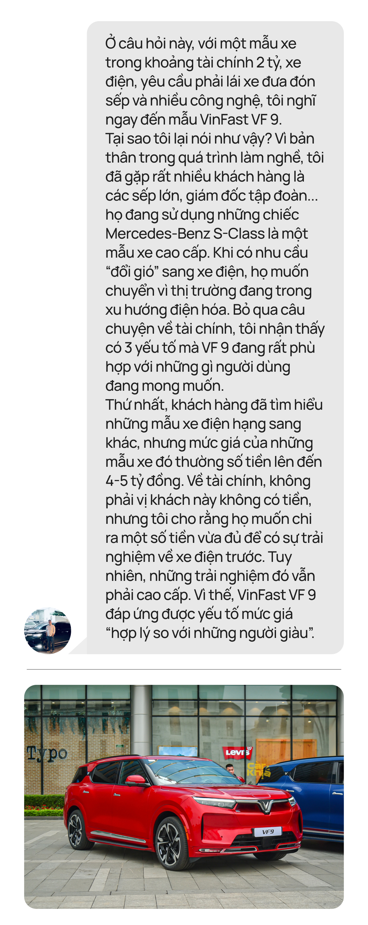 [Trên Ghế 46] Tìm mua xe cho sếp, trợ lý được gợi ý VinFast VF 9, lý do được chuyên gia đưa ra là gì?- Ảnh 3.