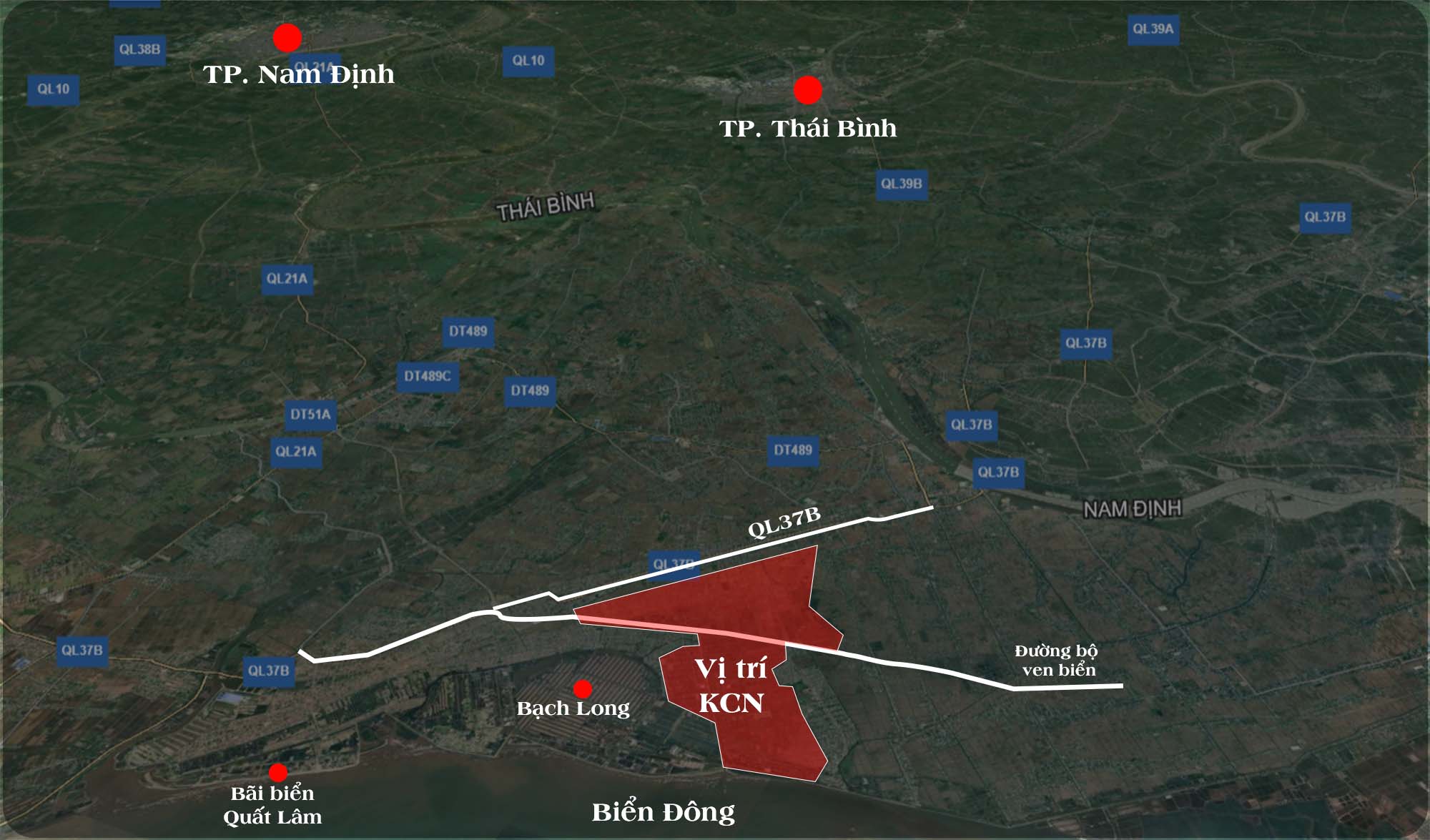 Toàn cảnh khu đất rộng gấp 2 lần quận Hoàn Kiếm, chuẩn bị được đại bàng đến làm khu công nghiệp ở Nam Định- Ảnh 2.