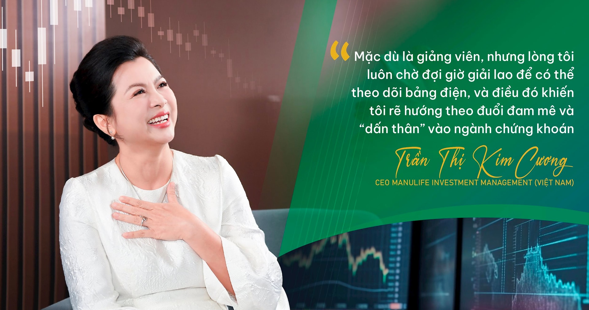 Rời nghề giảng viên vì mê ‘ngắm bảng điện’, CEO Manulife Investment Management (Việt Nam) tiết lộ bí kíp giúp đầu tư vui vẻ và trẻ trung- Ảnh 2.