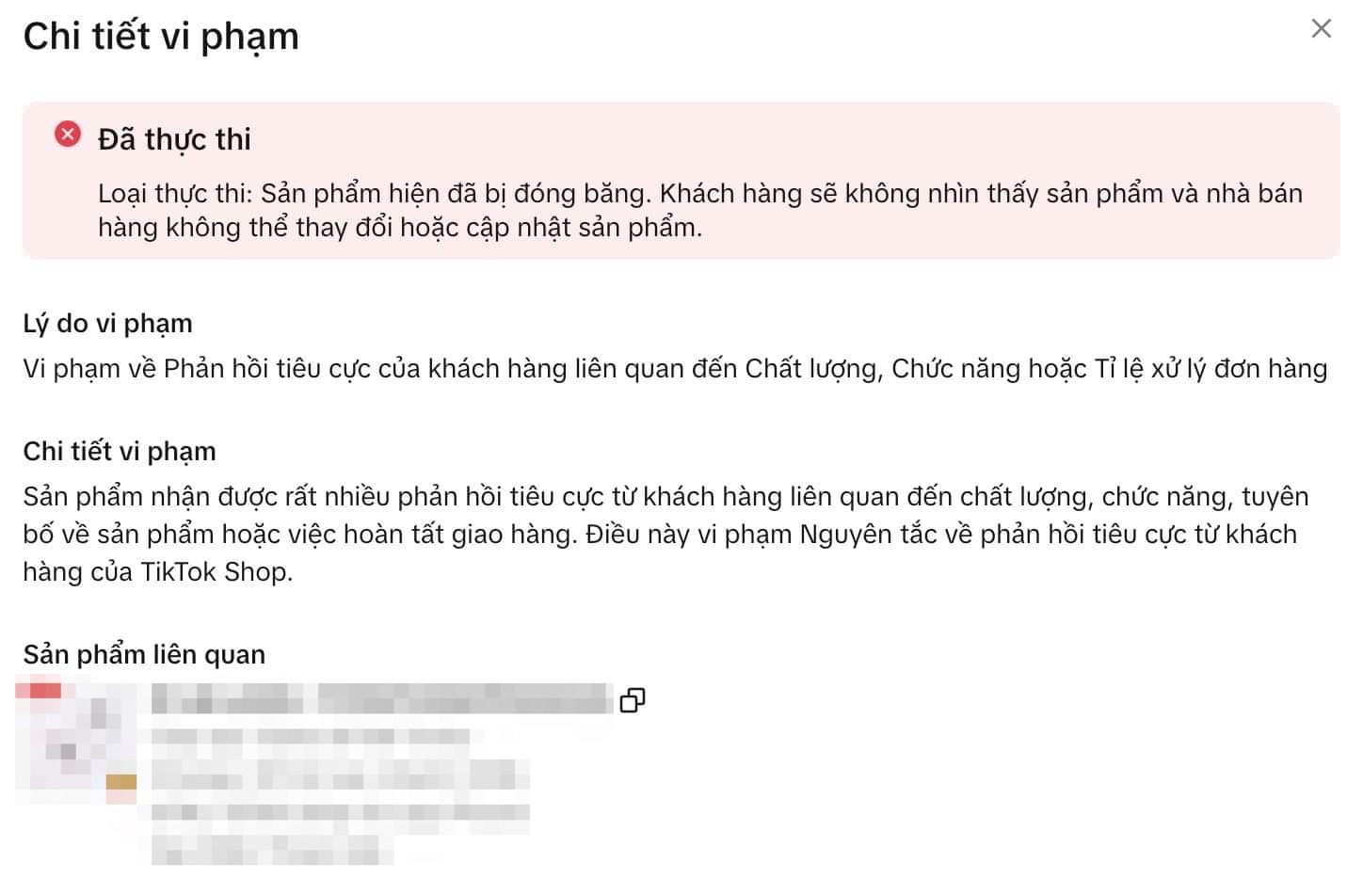 Nhiều người bán hàng trên TikTok Shop than trời khi bị khoá sản phẩm vì lý do hết sức trời ơi này- Ảnh 3.