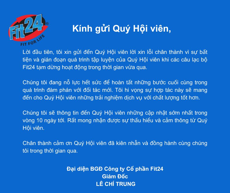 Chuỗi tập gym Fit24 thất hứa với khách hàng- Ảnh 1.