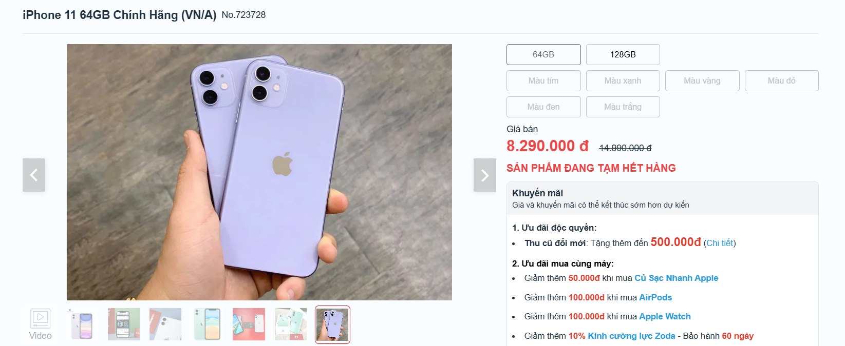 Một mẫu iPhone đang giảm hơn 13 triệu, giá bán chỉ từ 8 triệu đồng- Ảnh 2.