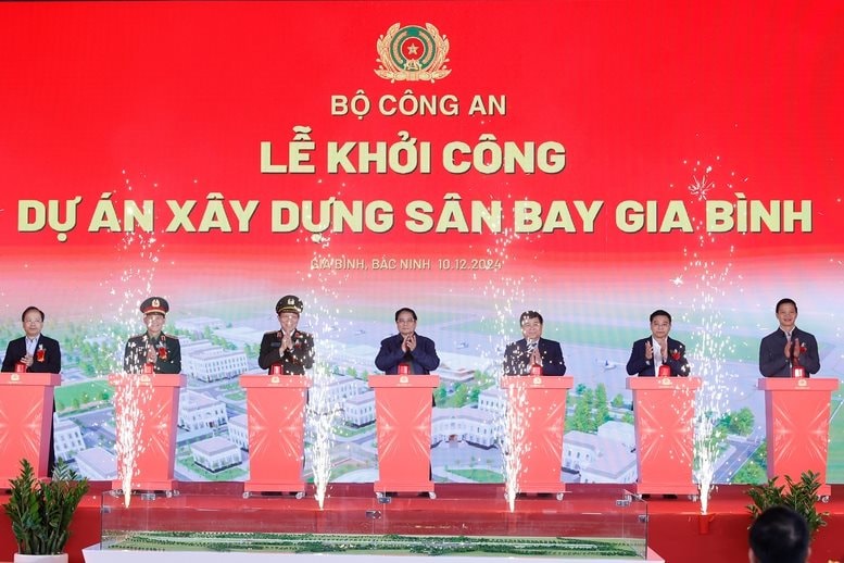 Chính thức khởi công sân bay của Bộ Công an tại Bắc Ninh, Thủ tướng yêu cầu triển khai dự án với phương châm "3 nhất", hoàn thành trong 18 tháng- Ảnh 1.