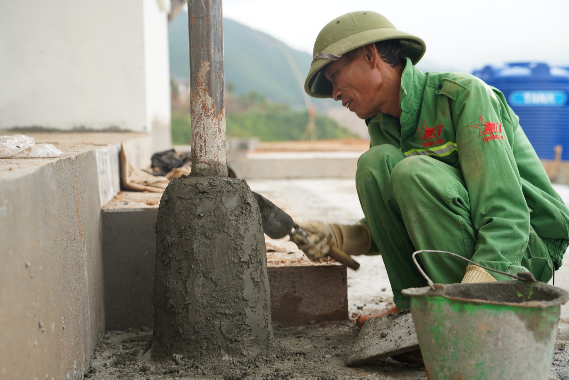 Toàn cảnh khu tái định cư Nậm Tông trước ngày hoàn thiện- Ảnh 9.