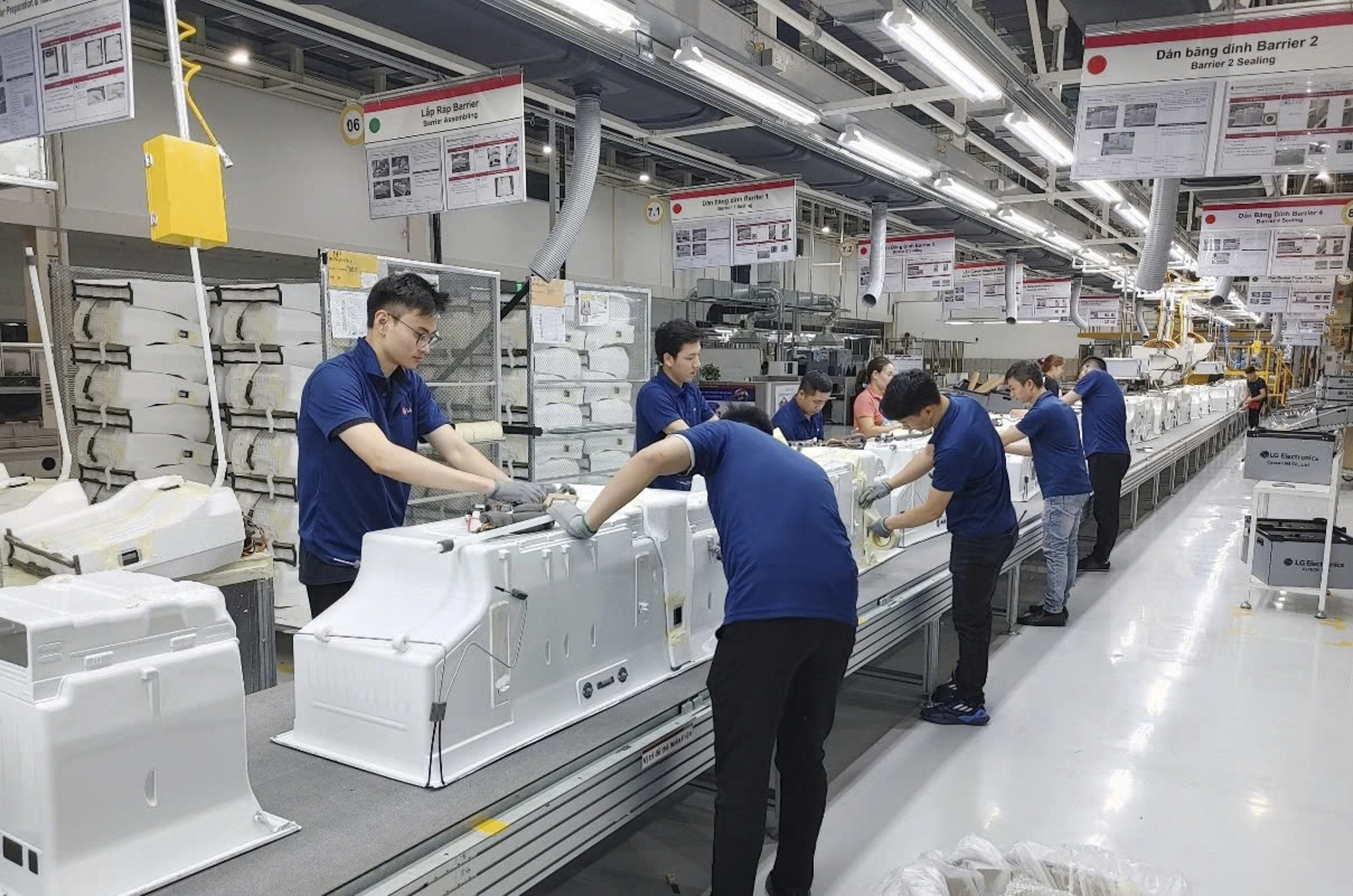 Ngắm cơ ngơi gần 10 tỷ USD, tạo doanh thu mỗi năm 12 tỷ USD của ‘ông lớn’ Hàn Quốc tại Hải Phòng- Ảnh 7. Ngắm cơ ngơi gần 10 tỷ USD, tạo doanh thu mỗi năm 12 tỷ USD của ‘ông lớn’ Hàn Quốc tại Hải Phòng- Ảnh 7.