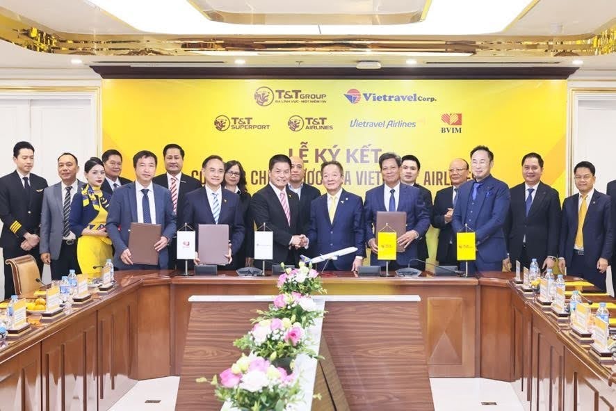 T&T Group của bầu Hiển bất ngờ nhảy vào hàng không, trở thành cổ đông chiến lược của Vietravel Airlines- Ảnh 2.