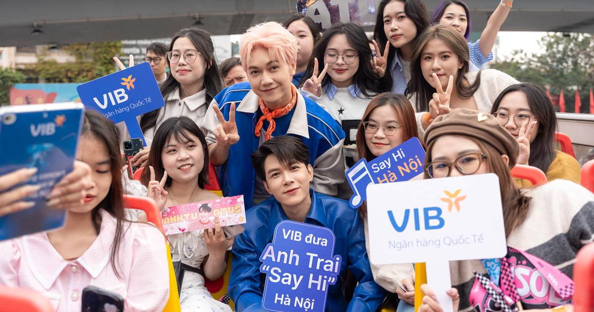 “VIB dẫn đầu xu thế thẻ” trở thành fanchant trong concert Anh Trai “Say Hi”- Ảnh 2. “VIB dẫn đầu xu thế thẻ” trở thành fanchant trong concert Anh Trai “Say Hi”- Ảnh 2.