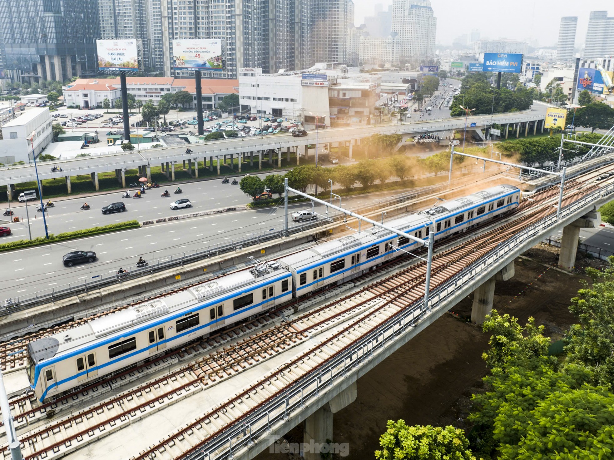 Nhìn trên cao toàn tuyến metro số 1 Bến Thành - Suối Tiên- Ảnh 10.