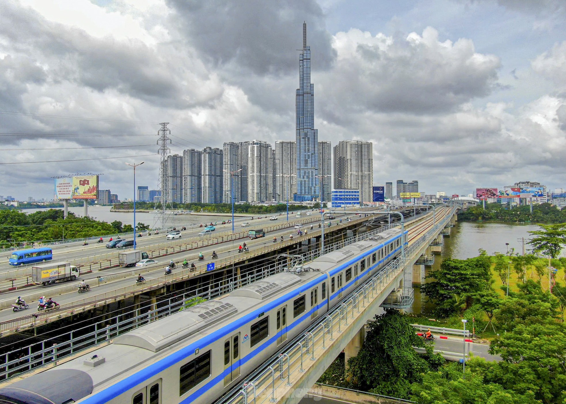 Nhìn trên cao toàn tuyến metro số 1 Bến Thành - Suối Tiên- Ảnh 9.