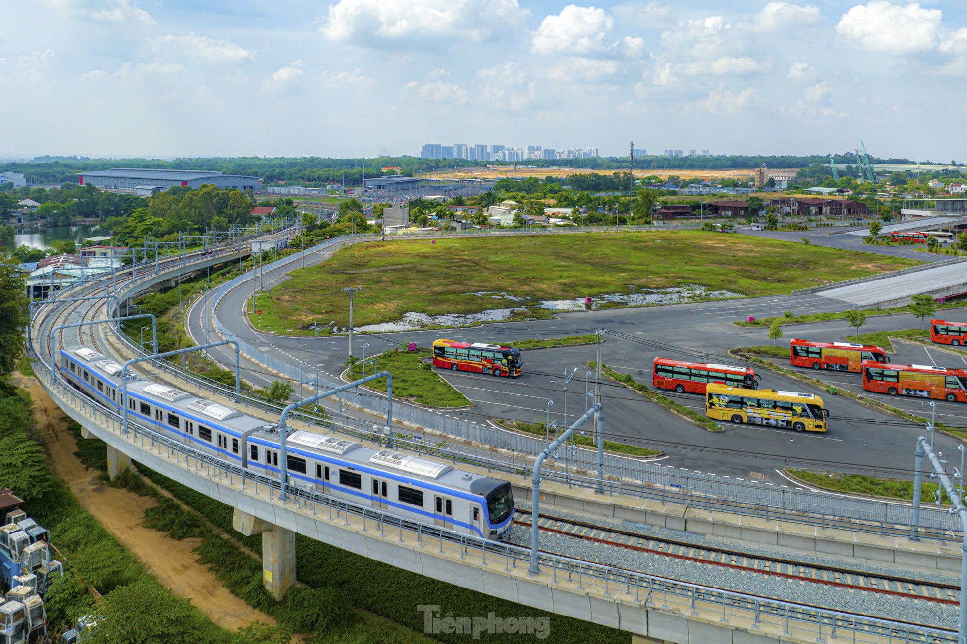 Nhìn trên cao toàn tuyến metro số 1 Bến Thành - Suối Tiên- Ảnh 14.