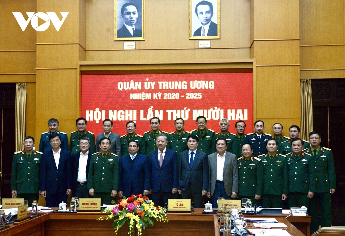 Tổng Bí thư Tô Lâm chủ trì Hội nghị Quân ủy Trung ương lần thứ 12- Ảnh 3. Tổng Bí thư Tô Lâm chủ trì Hội nghị Quân ủy Trung ương lần thứ 12- Ảnh 3.