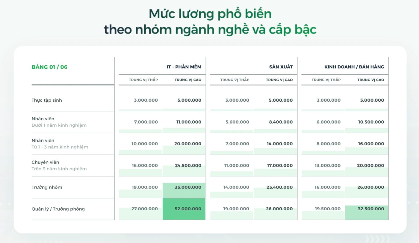 Ngành nào có thu nhập cao nhất Việt Nam: Dân IT có thể kiếm tới 52 triệu đồng/tháng, "tân binh" dưới 3 năm kinh nghiệm đều không quá 20 triệu đồng- Ảnh 1.