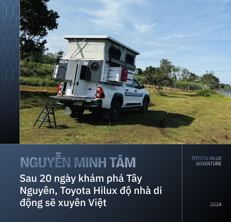 Mua Toyota Hilux Adventure "độ" nhà di động đi 6 tỉnh Tây Nguyên trong 20 ngày, chủ xe chắc nịch: ‘Ranger ngon nhưng có điểm không thể so với Hilux’- Ảnh 2.