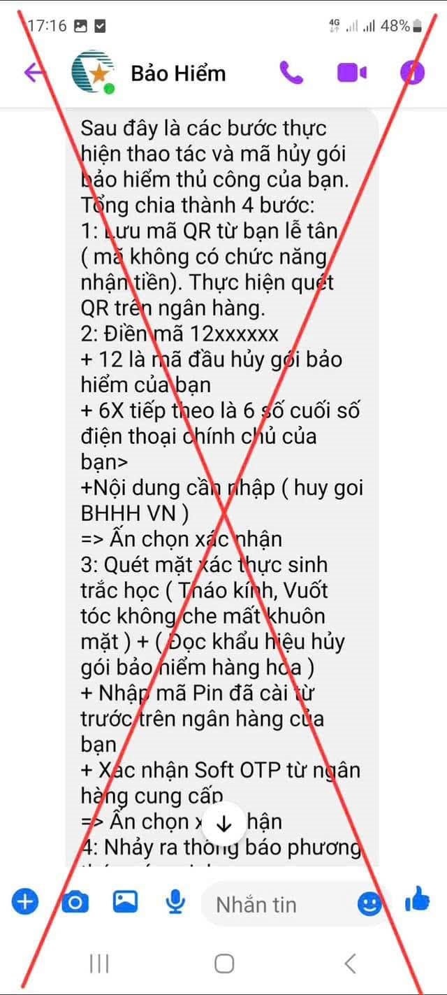 Shipper đọc đúng số tiền và món hàng đặt trên mạng, người phụ nữ suýt bị dụ quét mã QR, xác nhận sinh trắc học để chuyển tiền cho kẻ lừa đảo- Ảnh 1.