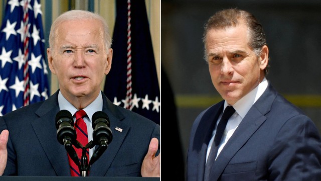 Quyết định ân xá &quot;toàn diện và vô điều kiện&quot; cho con trai Hunter Biden của Tổng thống Mỹ Joe Biden gây tranh cãi. Ảnh: CNN