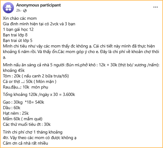 Khoe cách tiết kiệm hiệu quả nhưng lại để lộ 1 chi tiết khó tin, soi kỹ bảng chi tiêu, ai cũng phải thở dài- Ảnh 1.