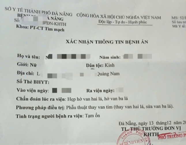 Chạy cả trăm cây số từ Quảng Nam ra Đà Nẵng xin sửa tên bệnh chỉ vì... thừa mở ngoặc- Ảnh 2.