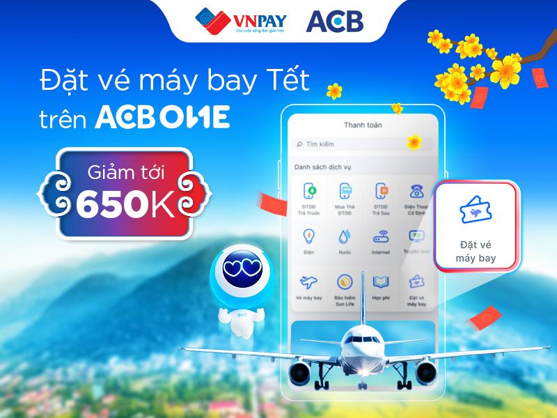 Người dùng săn vé may bay Tết dễ dàng, tối ưu chi phí đầu năm trên ACB ONE- Ảnh 1.