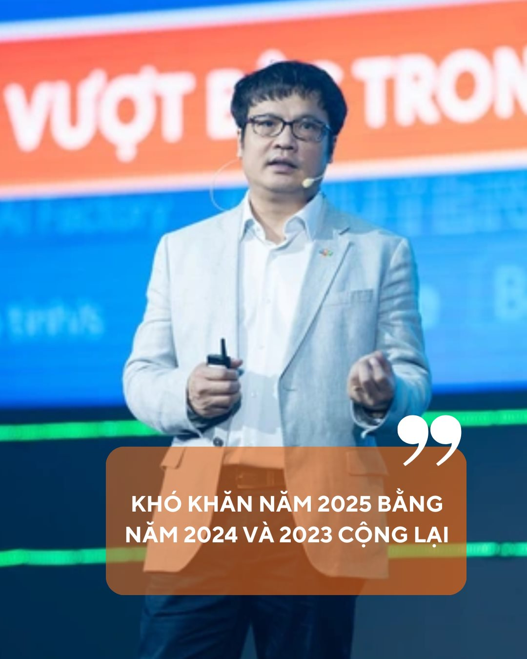 Tổng giám đốc FPT dự báo: “Khó khăn của 2025 bằng 2023 và 2024 cộng lại”- Ảnh 1.