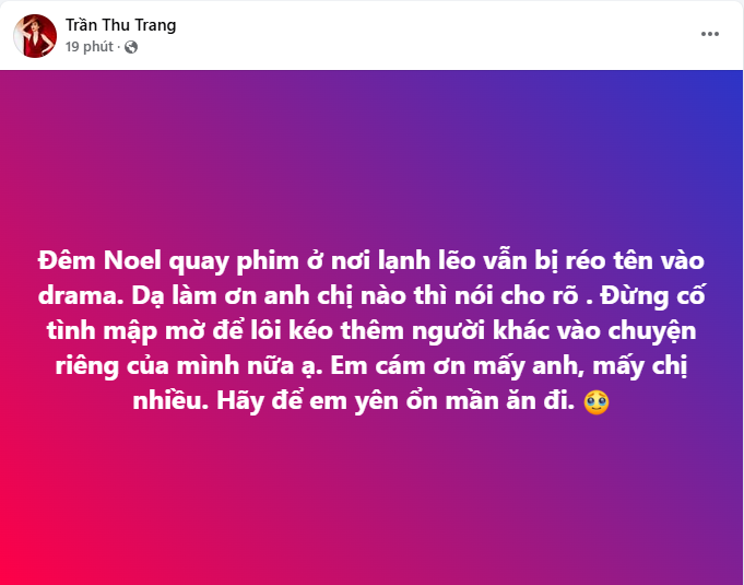 Nóng: Thu Trang - Tiến Luật lên tiếng gấp khi bị lôi vào ồn ào chia tay của vợ chồng Phương Lan- Ảnh 3.